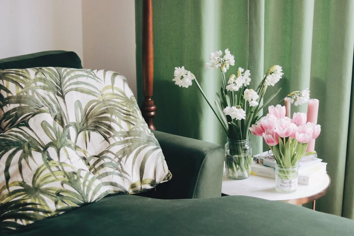 DFS x Joules Green Velvet Patterdale Corner Sofa Review — Charlotte