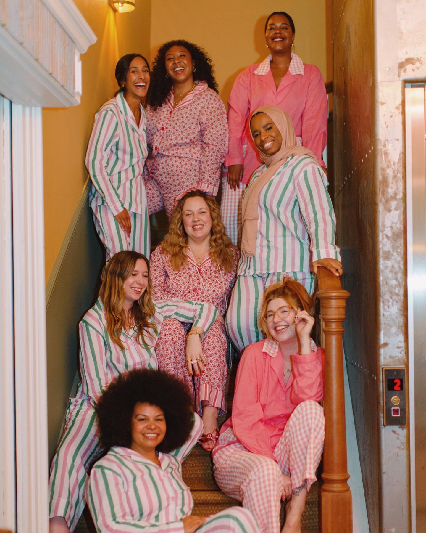And just like that my pyjama collaboration with @katebarnetltd is live 🥳 

🎀 @emmajanepalin is wearing &lsquo;Charlotte&rsquo; in a medium, and is 5ft 10

🎀 @nicoleocran is wearing &lsquo;June&rsquo; in an XL and is 5ft 1 

🎀 @styleidealist is we