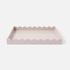 light pink scallop tray