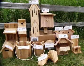 $10.00 per birdhouse, plus tax