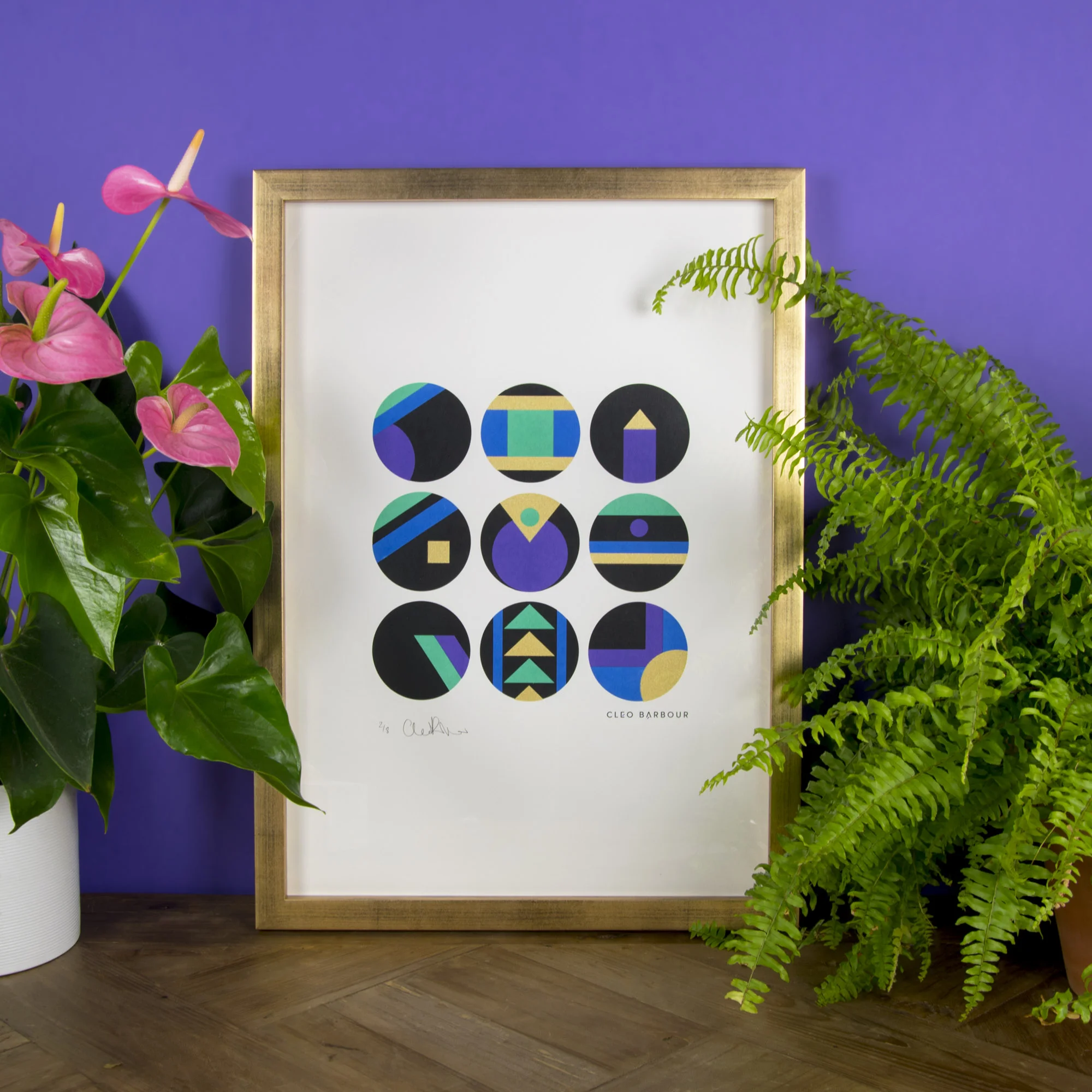 Geometric Screen Print