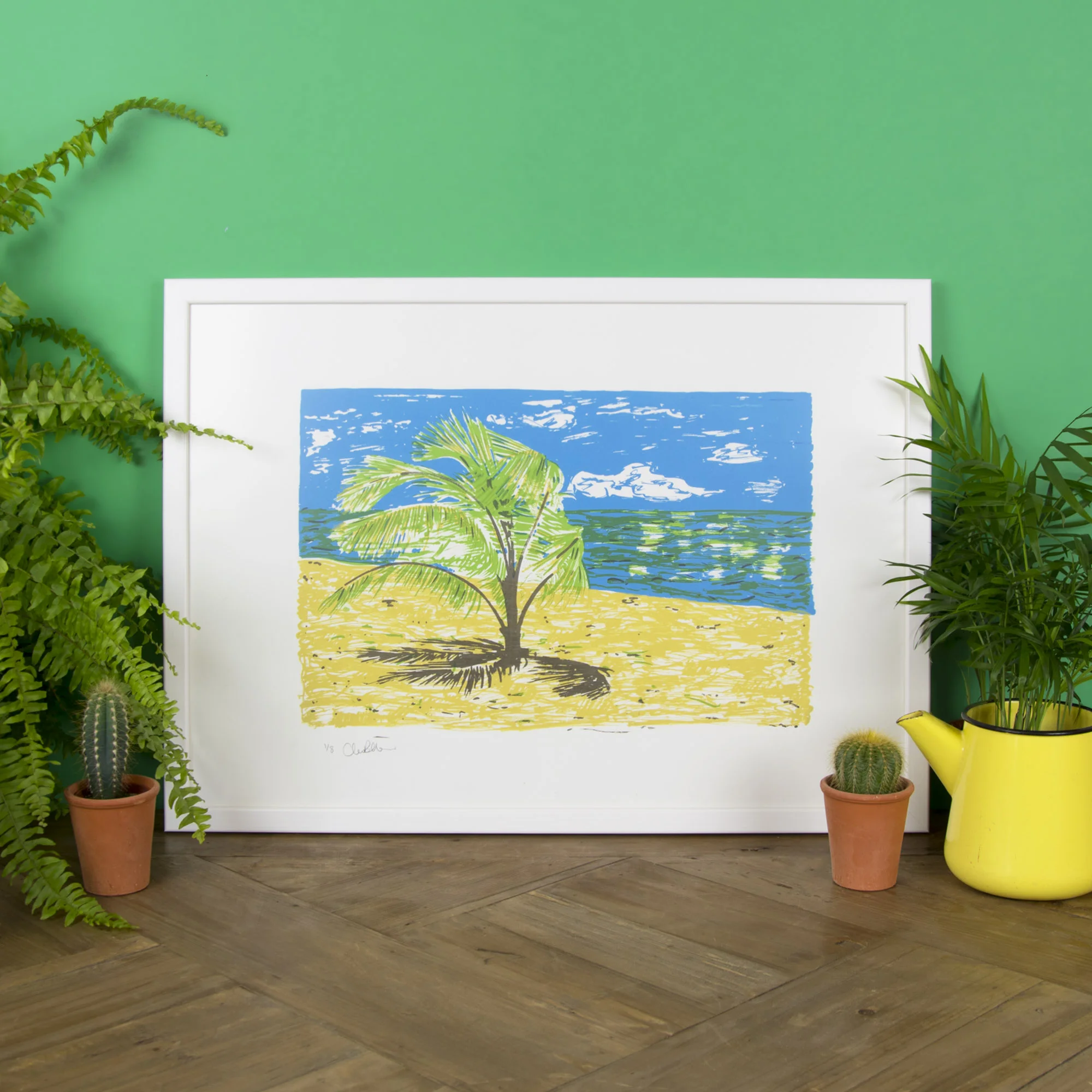 Palm Screen Print