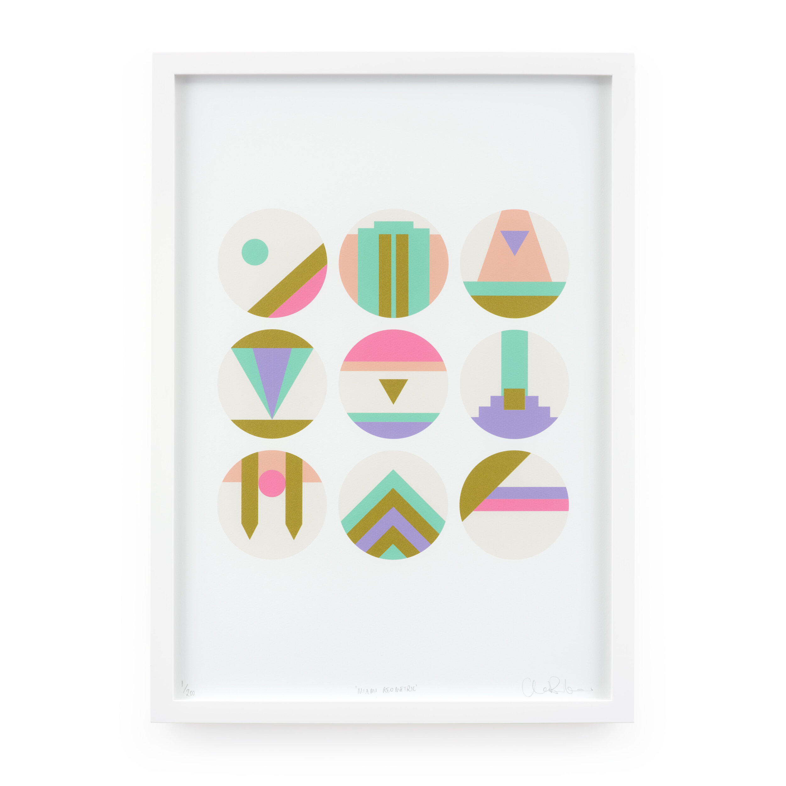 Miami Geometric Print