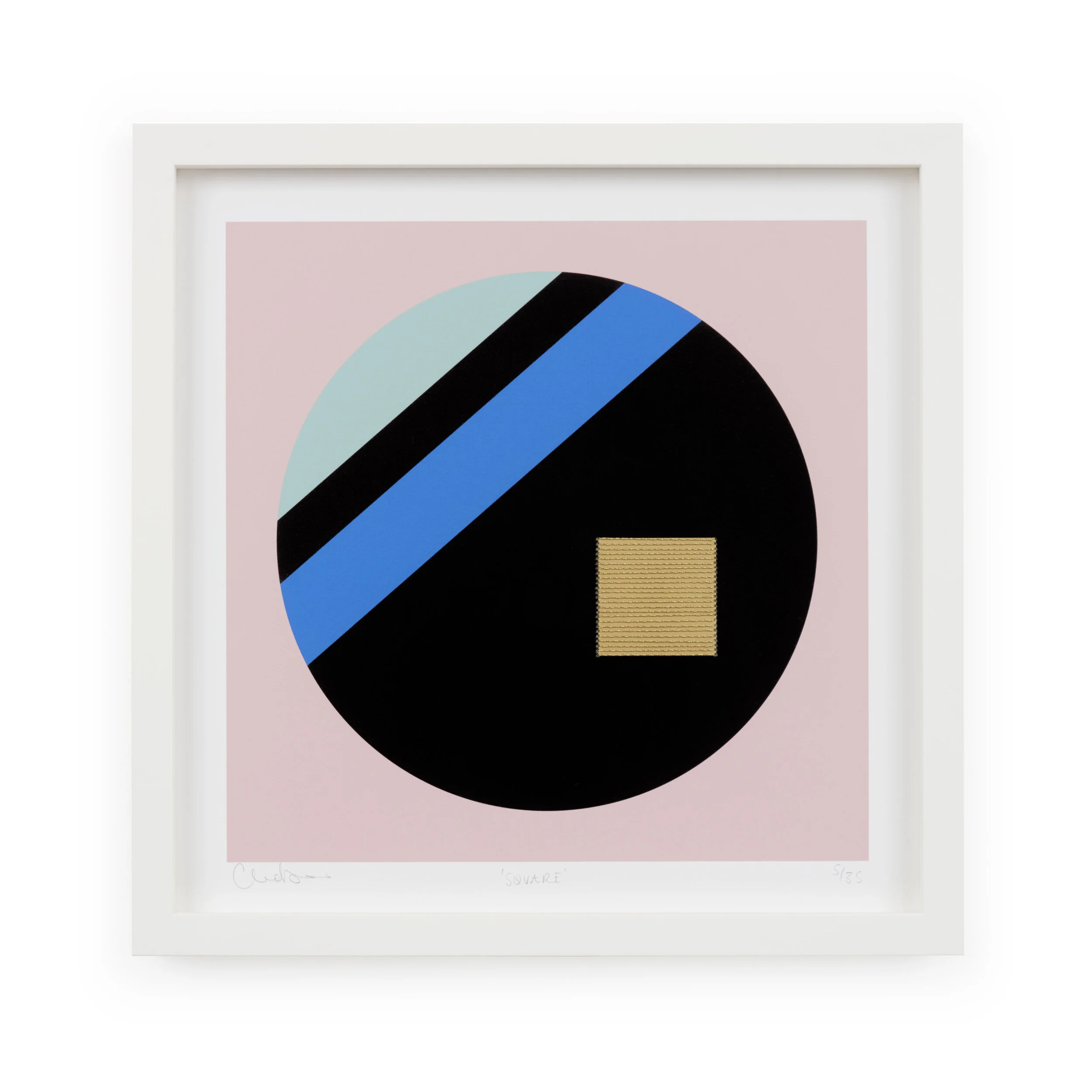 Square Small Geometric Embellished Print