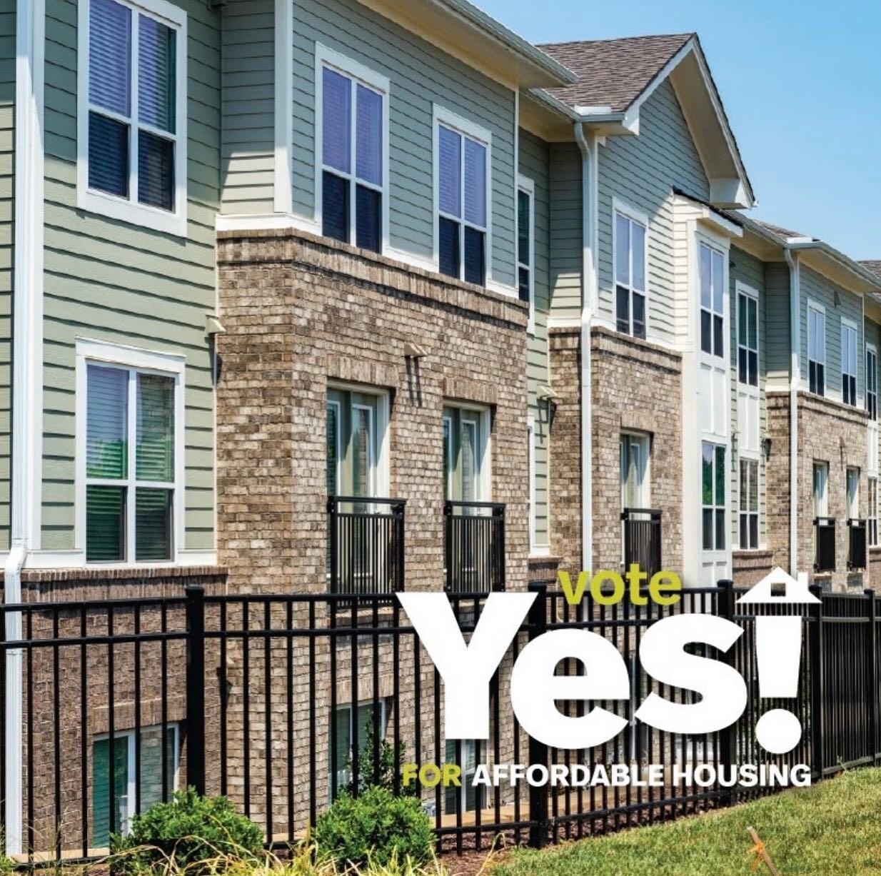 Affordable housing is on the ballot for Raleigh voters! This year, Raleigh residents will consider an $80 million bond to create new housing options. You can help support housing affordability by voting YES on the bond. #VoteYesRaleigh