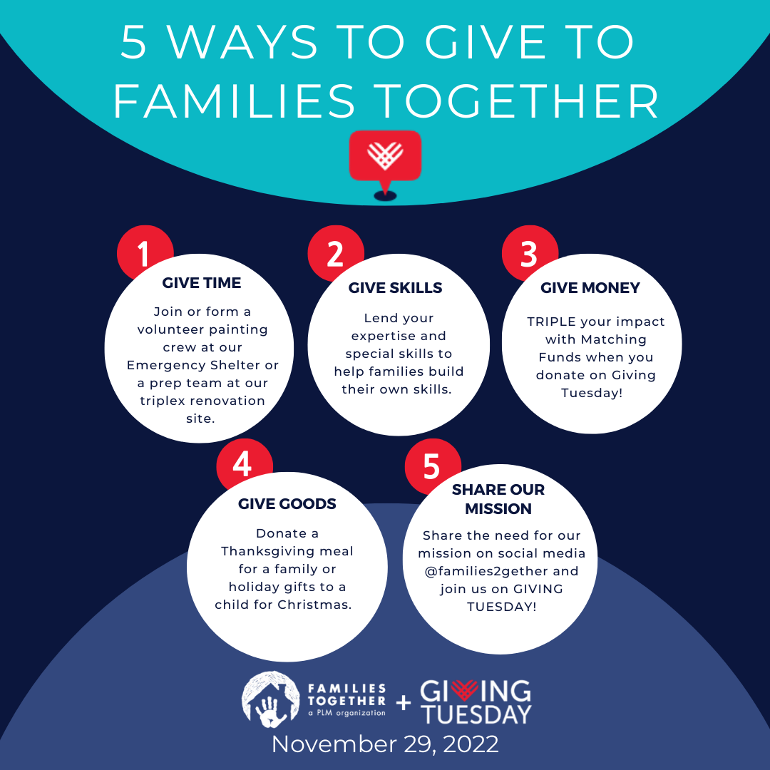 5 Ways To Give on Giving Tuesday — Families Together