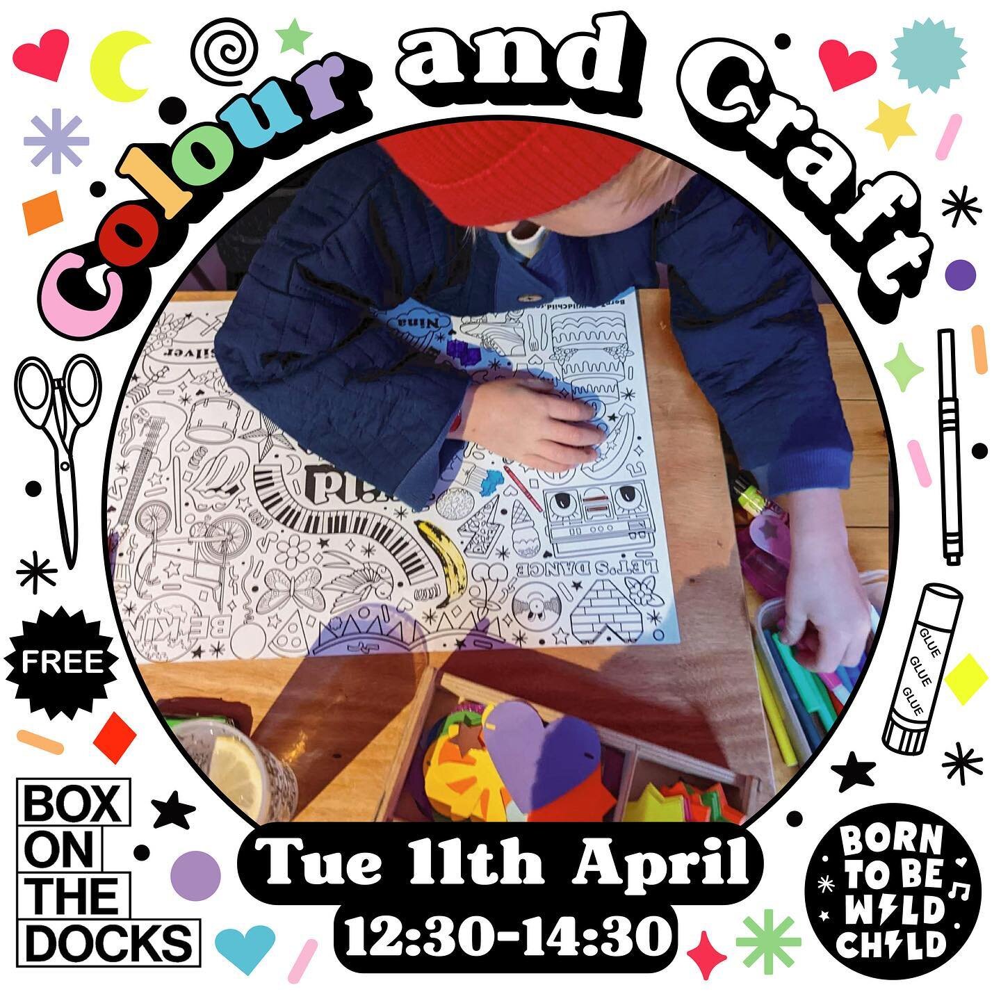 Tomorrow @boxonthedocks @mediacityuk . Pop along it&rsquo;s free. We will be crafting with paper flowers for spring time vibes 🌸🌼🌻plus there will be mouldable clay for model making &amp; play doh for the littler hands.🌈
Hope to see you there