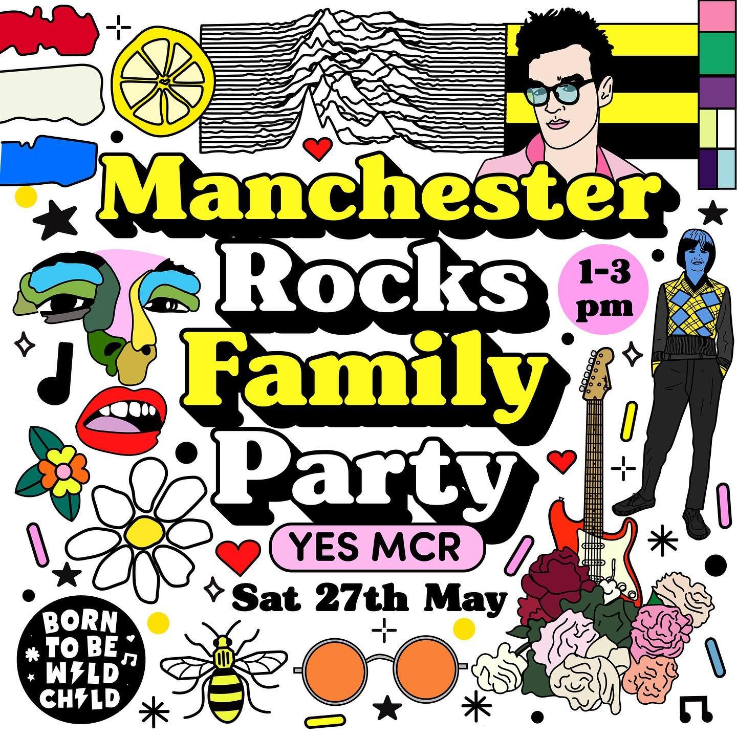 🚧 🐝TICKETS NOW ON SALE @skiddleuk (link in bio) 🚧 🐝

Buzzin to be back @yes_mcr for a Manchester themed family party in the pink room! 💃🕺🪩🚧🐝🎸It&rsquo;s disorder on the dance floor and time to dance dance dance to the radio with your wild on