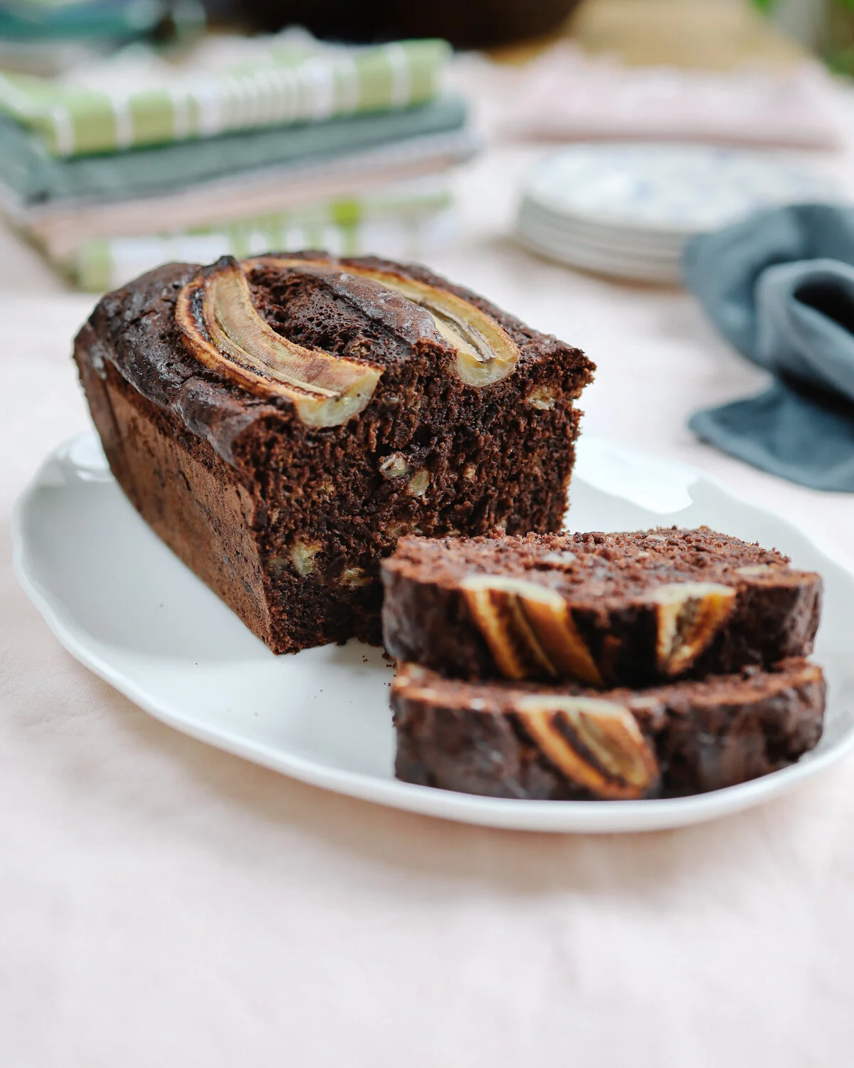 Chocolate Banana Loaf Cake