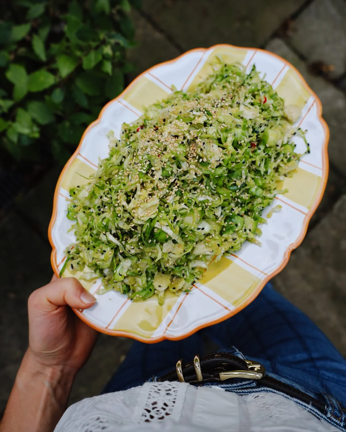 Shredded Sprout Salad