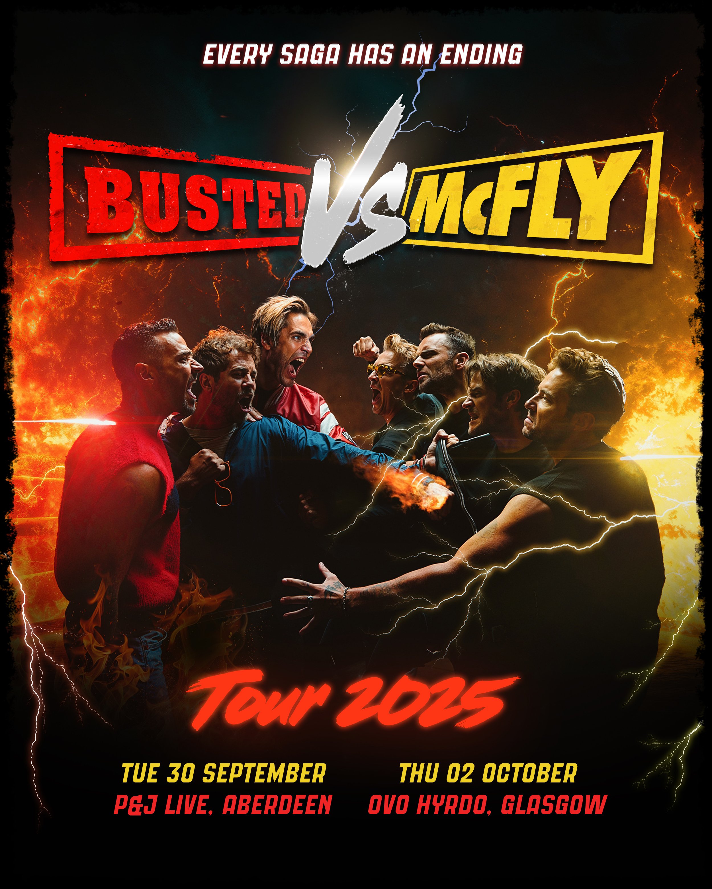 Busted Vs McFly — cam heyes | creative director