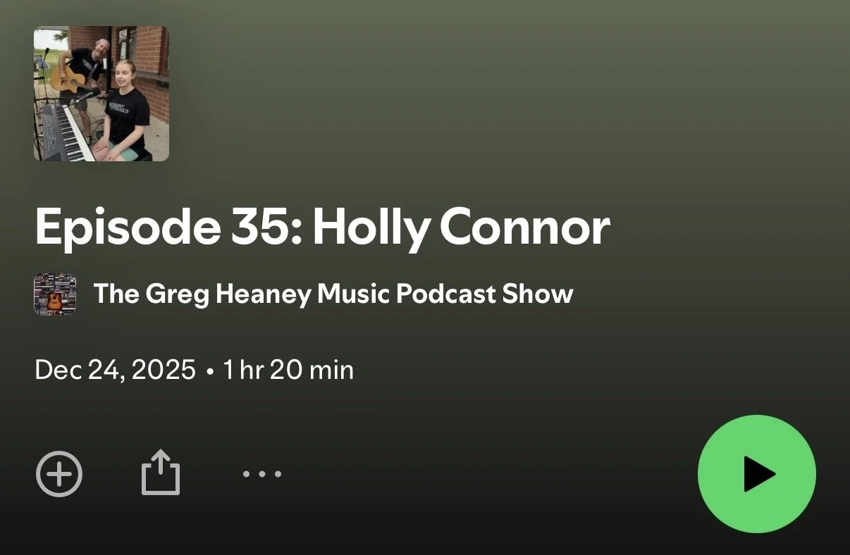 The Greg Heaney Podcast Show - Episode 35: Holly Connor