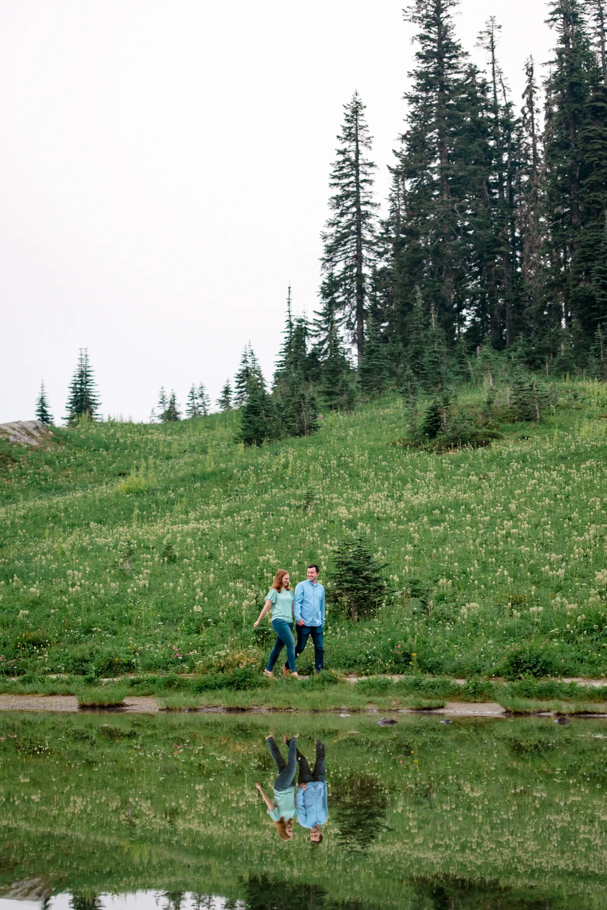 Andrew Tat - Documentary Wedding Photography - Tipsoo Lake - Mount Rainier National Park, Washington - Erin & Robert - 04.JPG