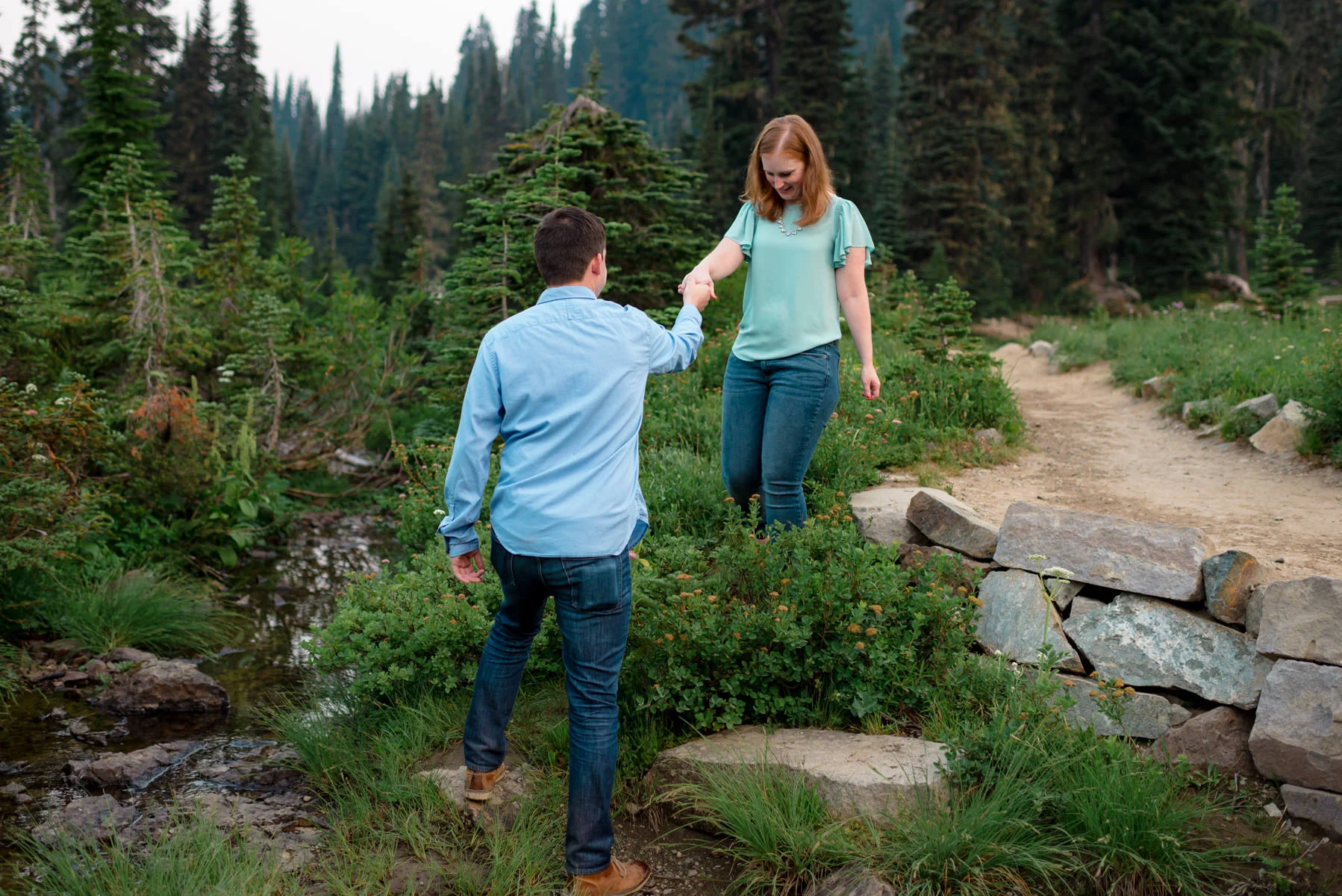 Andrew Tat - Documentary Wedding Photography - Tipsoo Lake - Mount Rainier National Park, Washington - Erin & Robert - 12.JPG