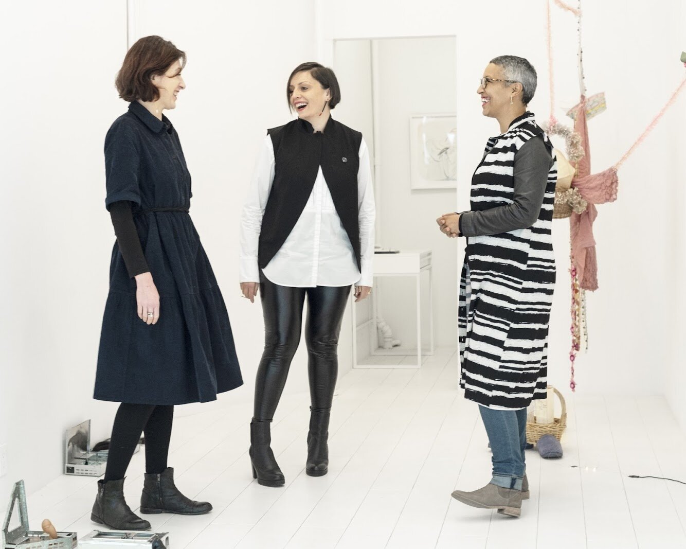 Left to right: Founders Yulia Topchiy, Paola Gallio, and Natasha Becker. Photo by Elisabeth Smolarz.