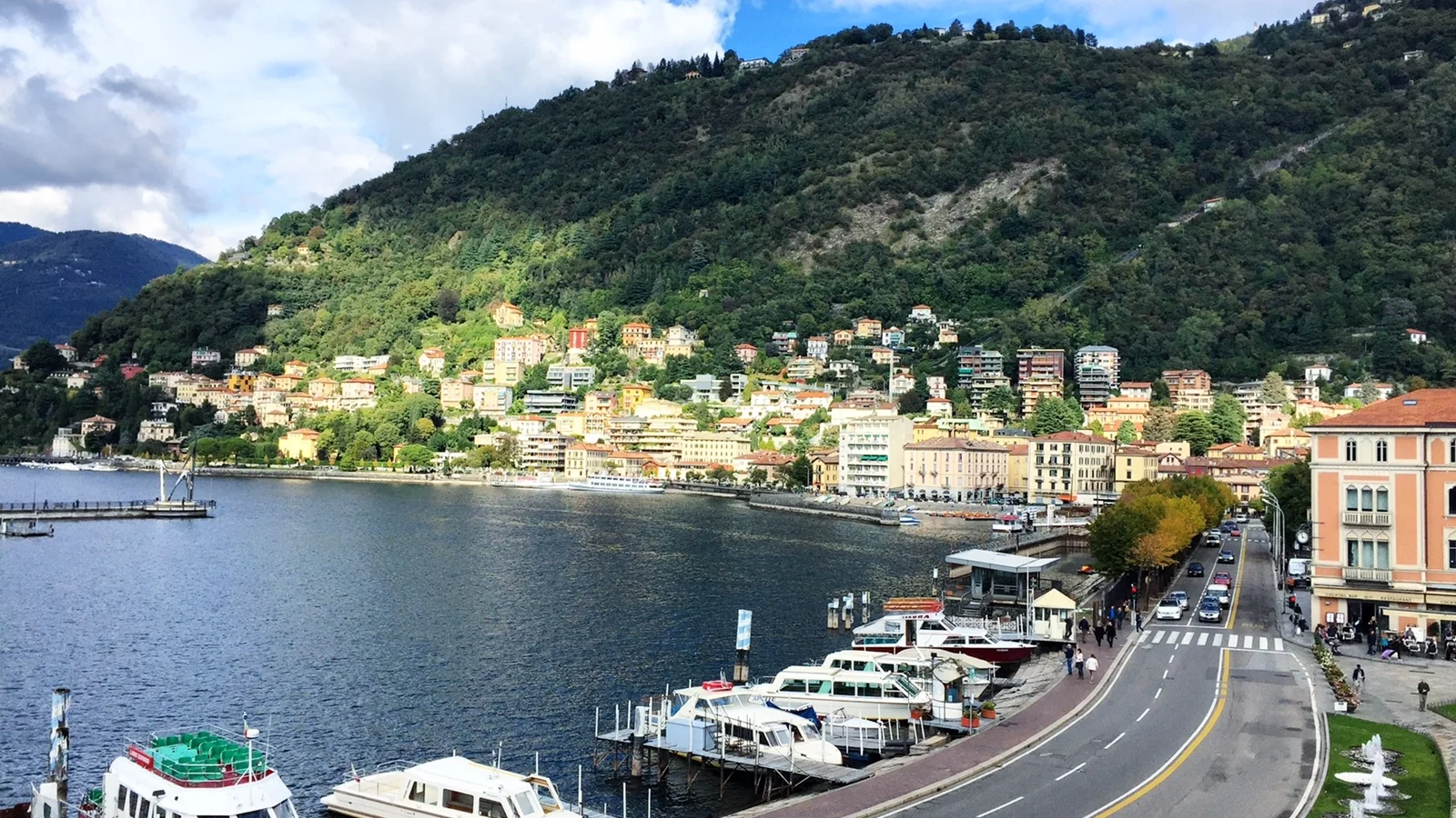Stunning views across Lake Como