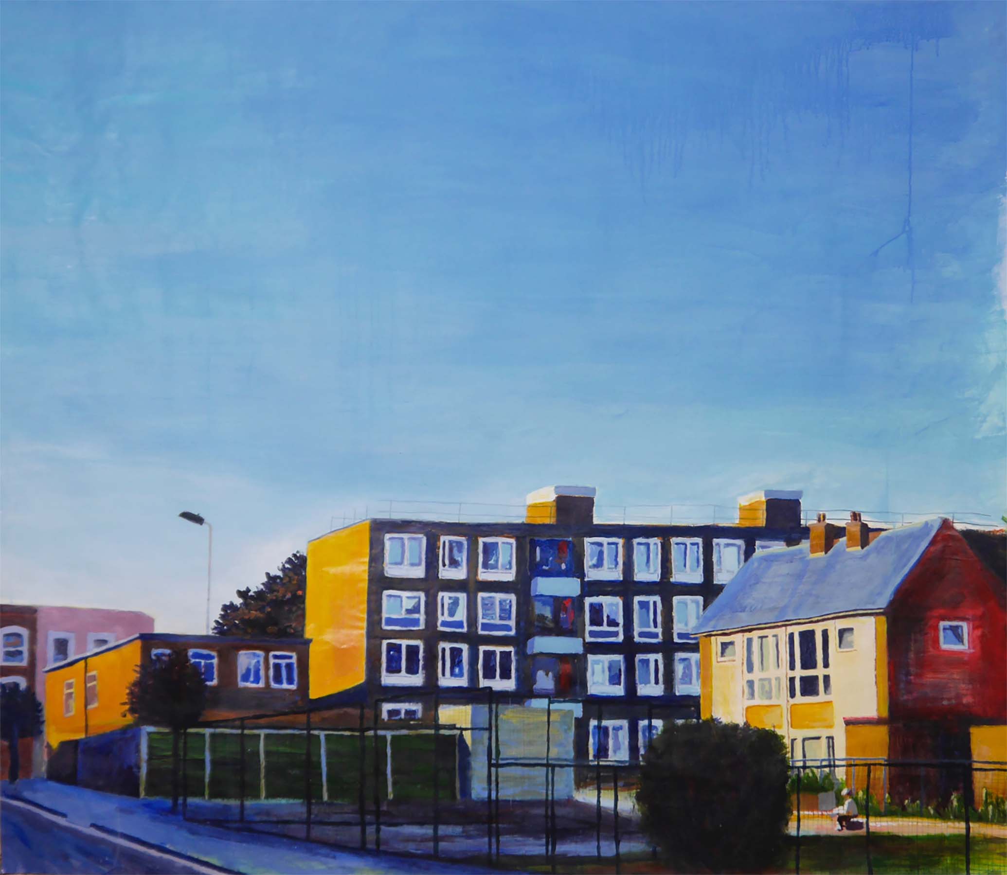    SOMERFORD GROVE  170 x 145 cm (2015)  acrylic on 200 gsm paper  sold 