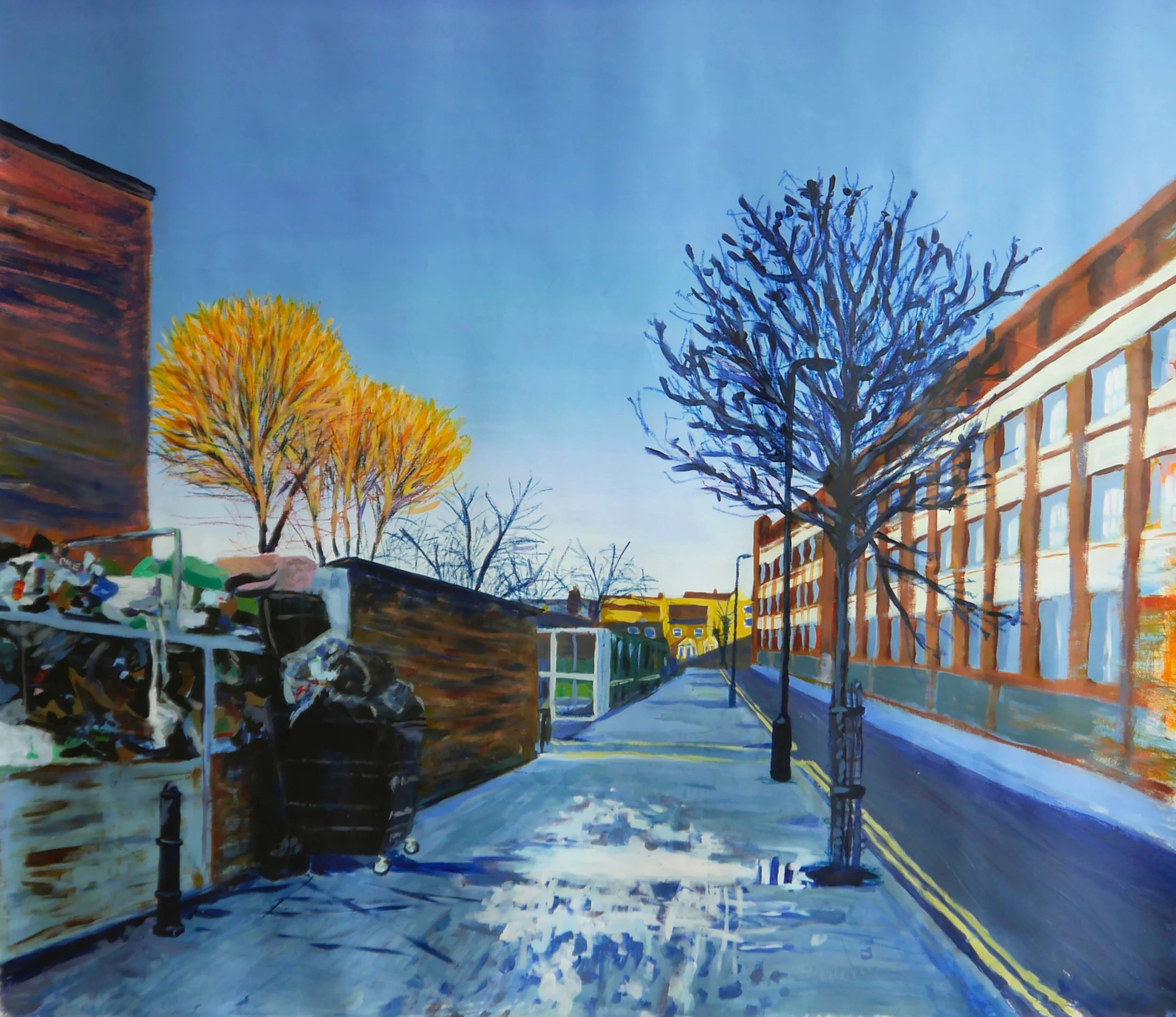    SOMERFORD GROVE II  155 x 135 cm (2016)  acrylic on 200 gsm paper  sold 