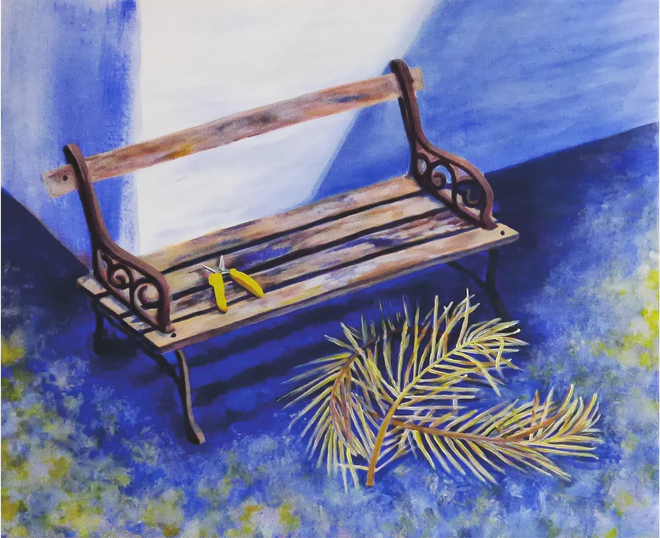 A Necessary Death 125 x 105 cm (2018) acrylic on canvas