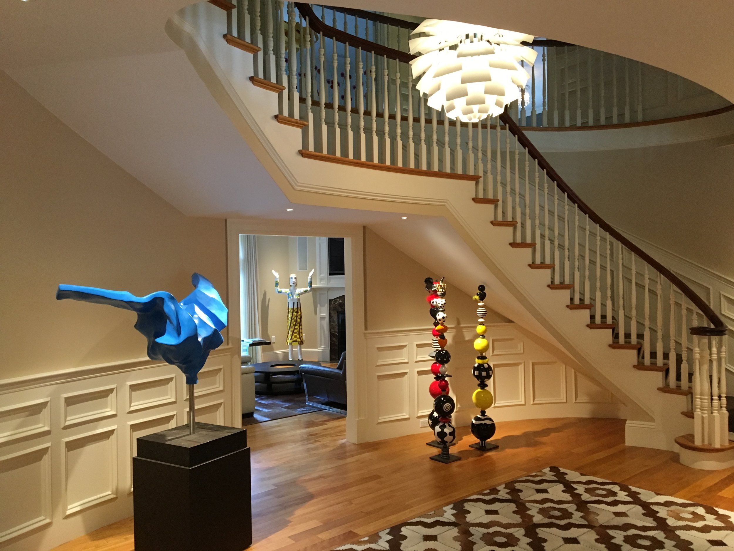 Atrium and Staircase with Accent Lights