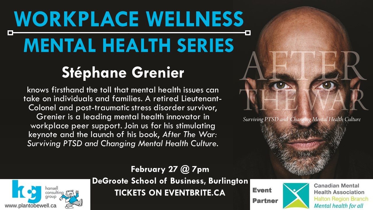 Mental Health Series - HCG Welcomes Retired Lt. Col Grenier