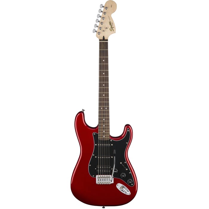 squier standard stratocaster candy apple red