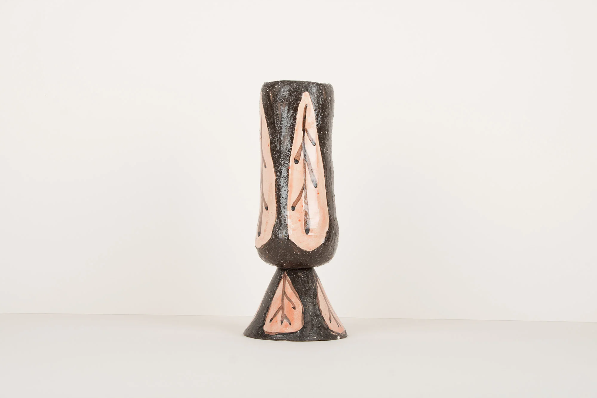 Vase irrégulier émaillé