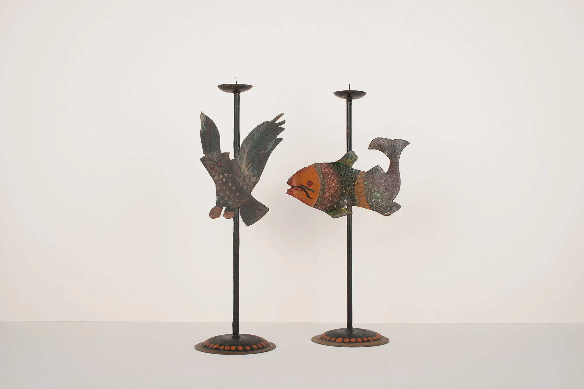 Bougeoirs Hibou & Poisson