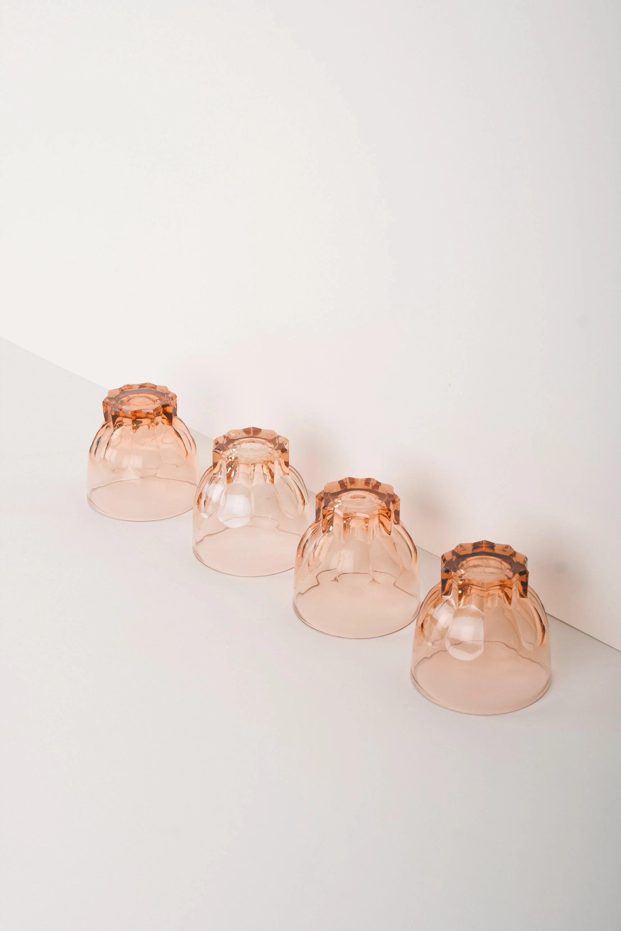 Verres rose saumon