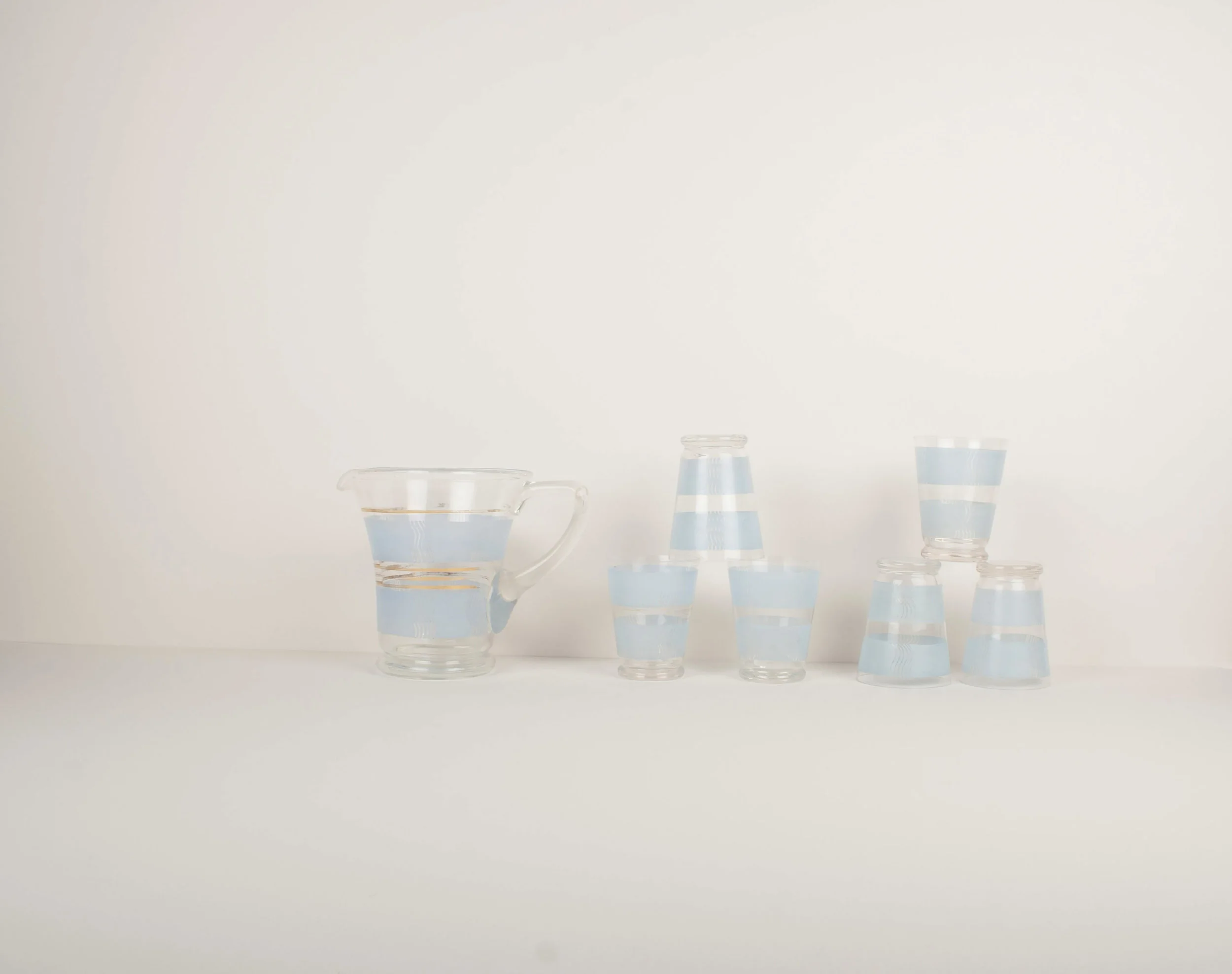 Service carafe et verres