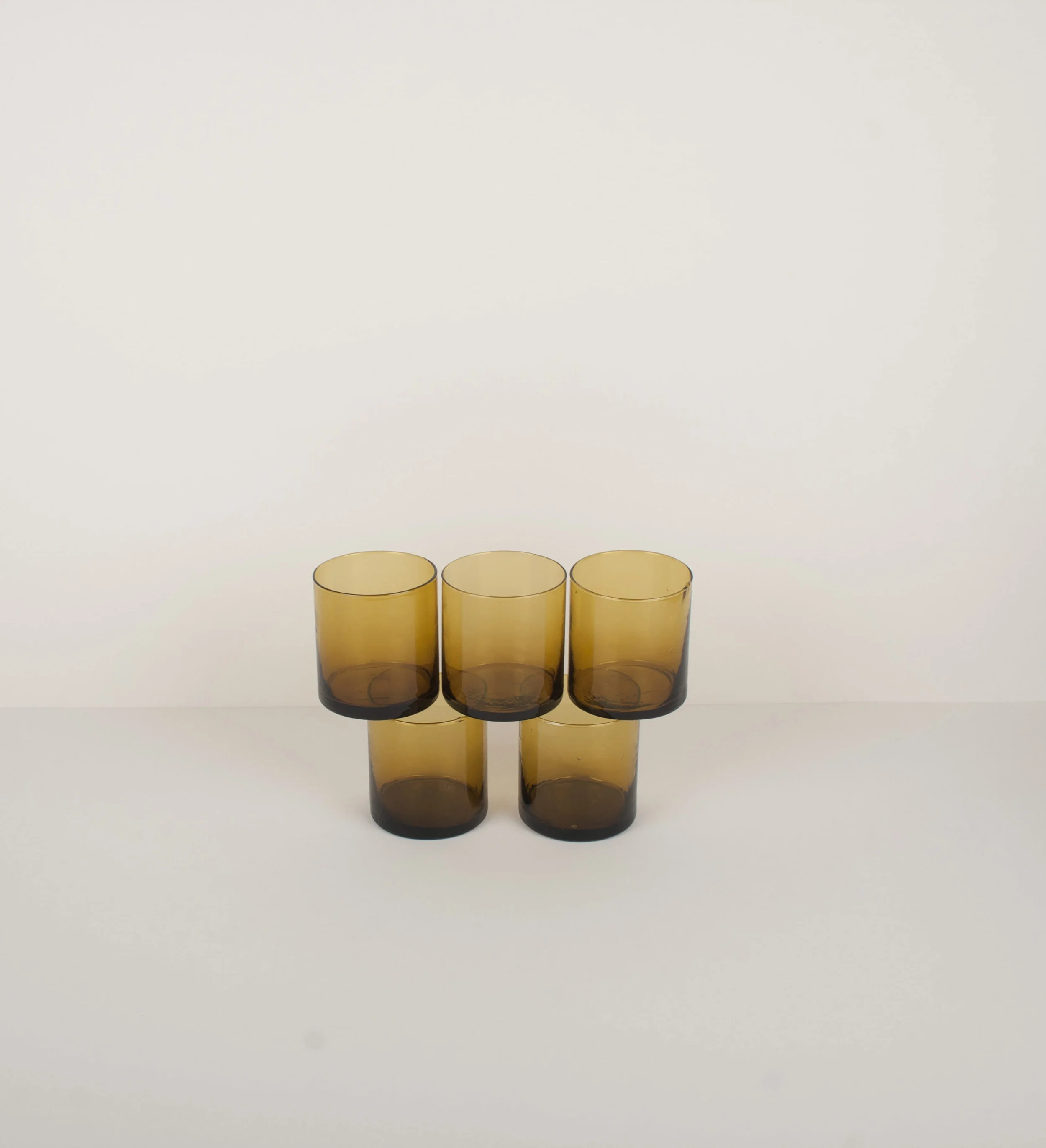 Verres marron