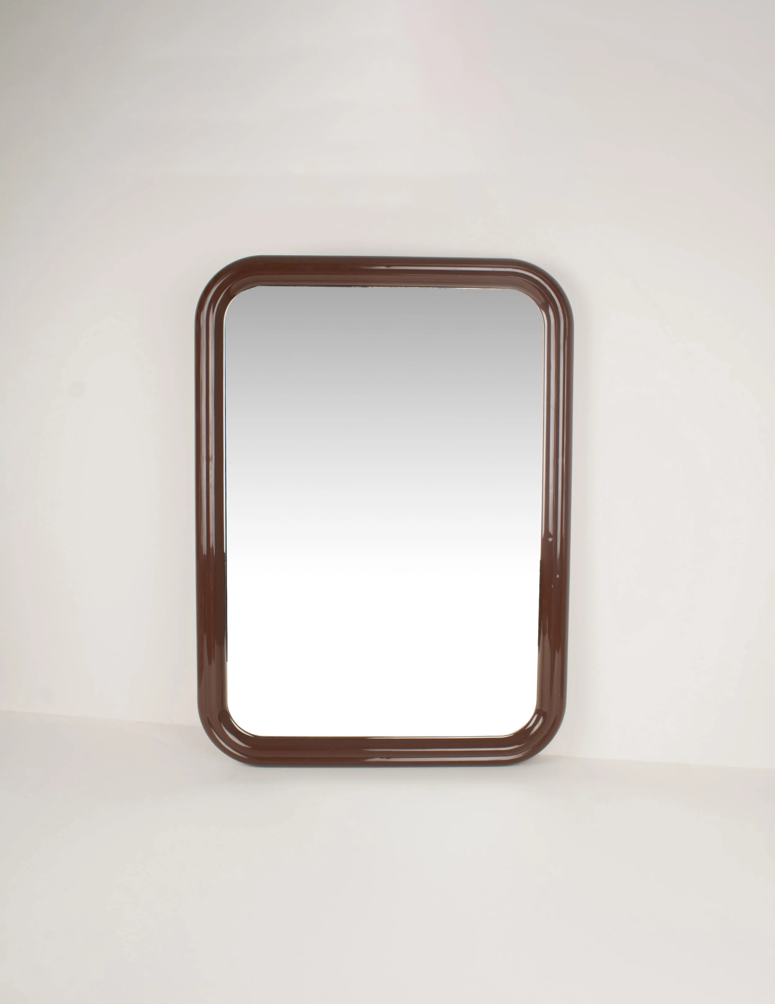Miroir marron années 70