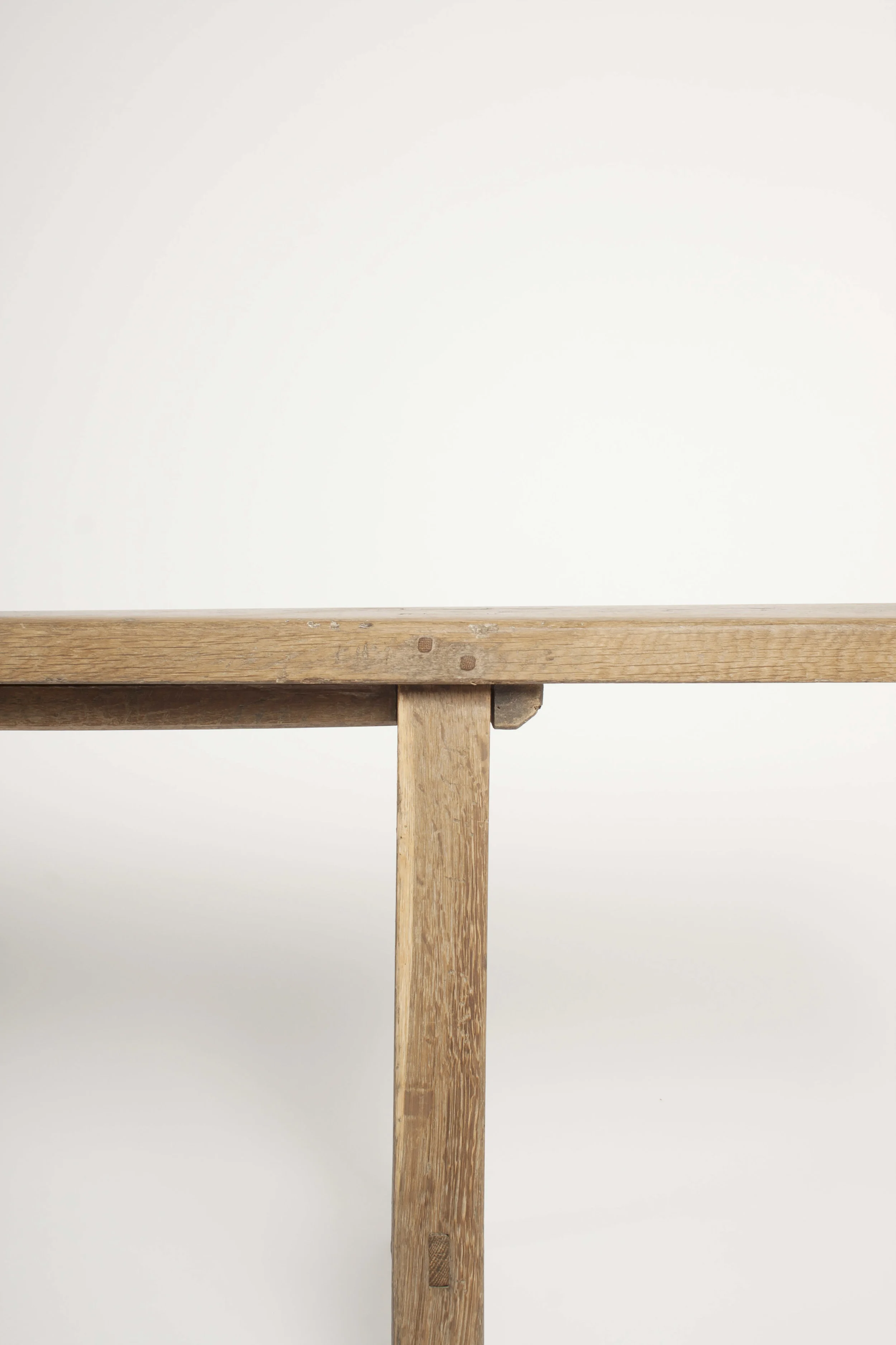 Antique French farm bench