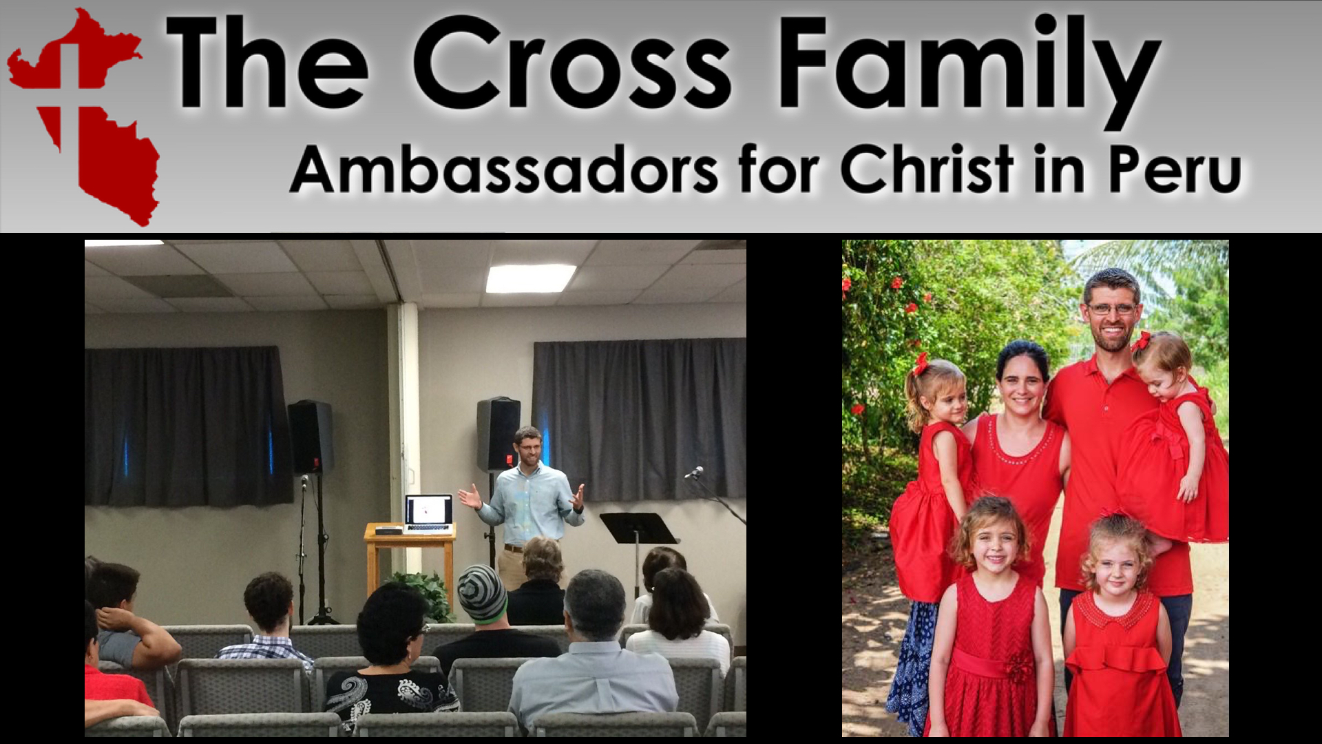  SERVING CHRIST ALONGSIDE OF LOCAL CHRISTIANS SO THAT INDIGENOUS, REPRODUCING CHURCHES ARE A CONTINUAL REALITY IN PUERTO MALDONADO, PERU AND BEYOND. "Therefore, we are ambassadors for Christ, as though God were making an appeal through us; we beg y