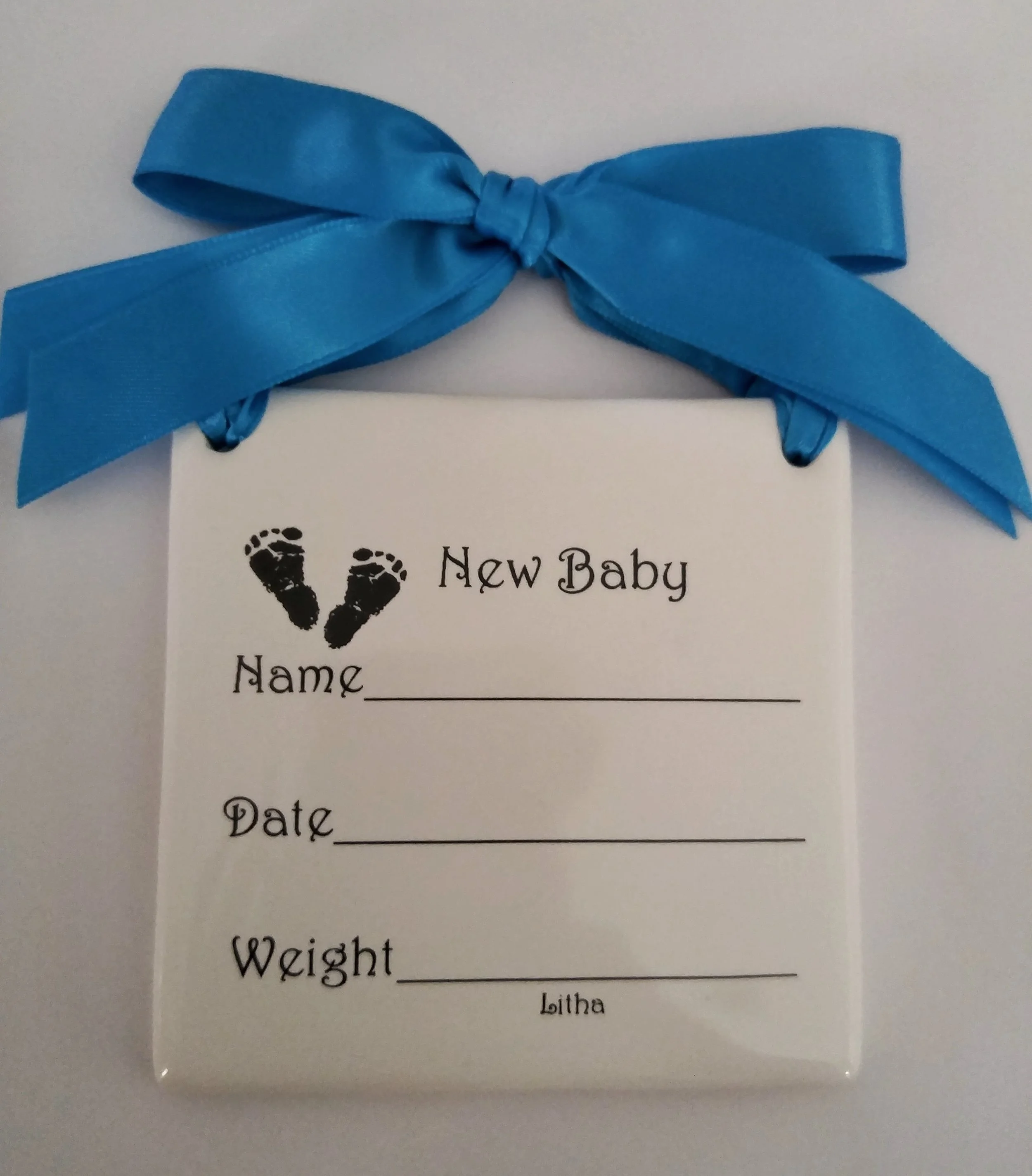 New Baby - Blue Ribbon - Boy