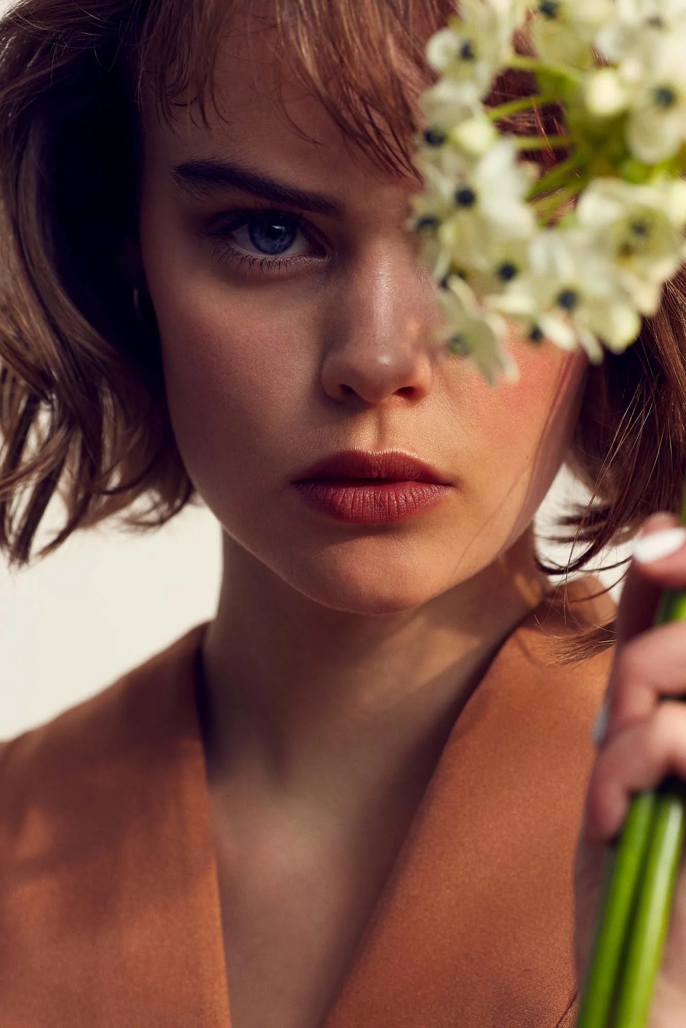 Beauty billeder med Laura Aggerholm fra Le Management fotograferet af Grim studie