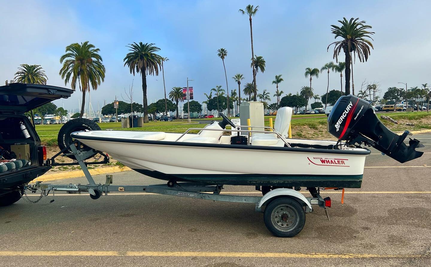 My new toy! Picked up this Boston Whaler last night to add to my fleet.  Will be a very fun addition. #bostonwhaler #whaler #fun #boat #boatlife #boating #power #happy #happiness #yacht #yachting #yachtlife #freedom #toys #boats #adventure #water #oc