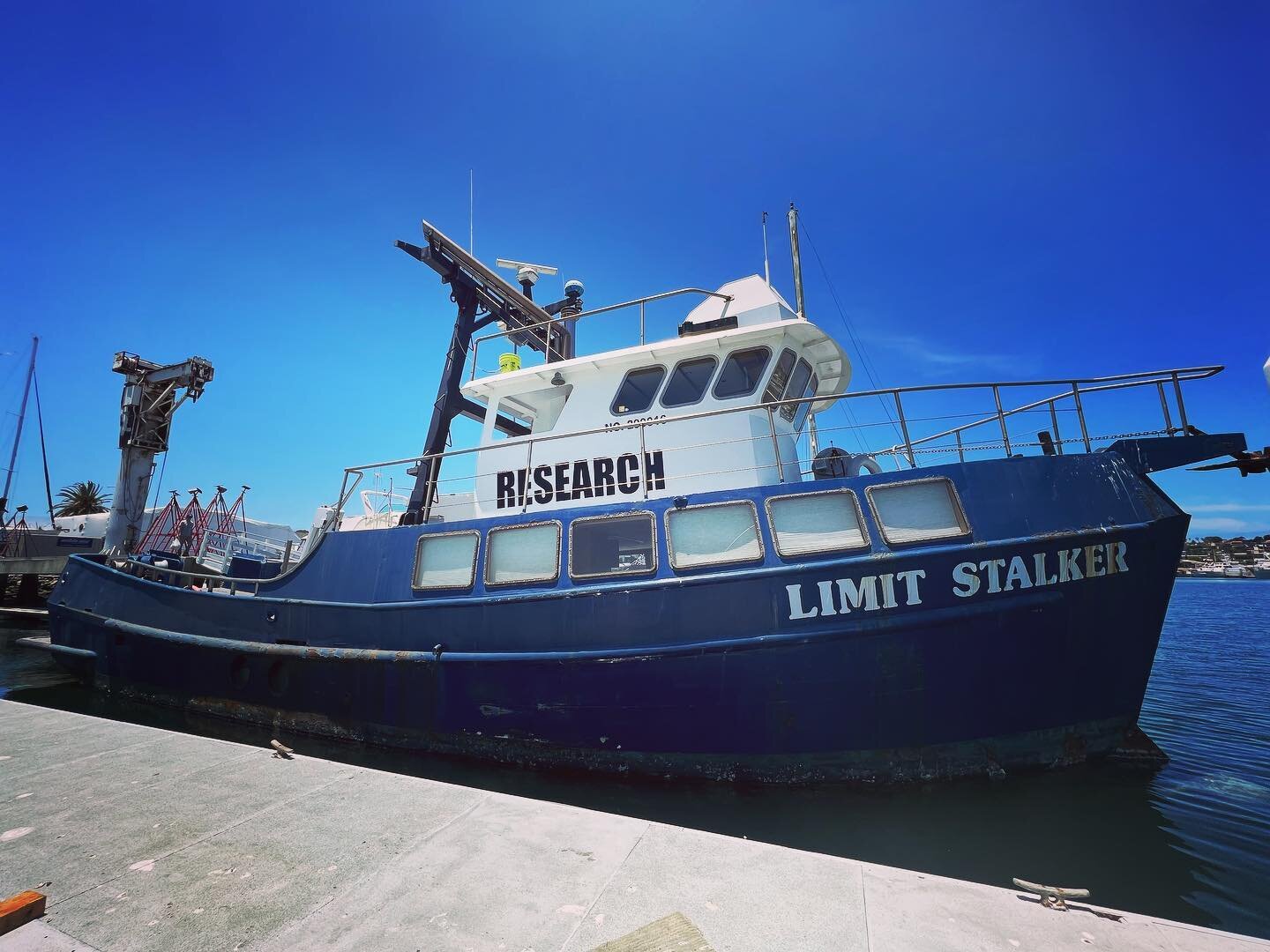 Running sea trials on this single screw private research vessel &ldquo;Limit Stalker&rdquo; today. Interesting vessel that started as an old fishing trawler up in Alaska. It&rsquo;s original set up was your typical old fishing trawlers busy deck with