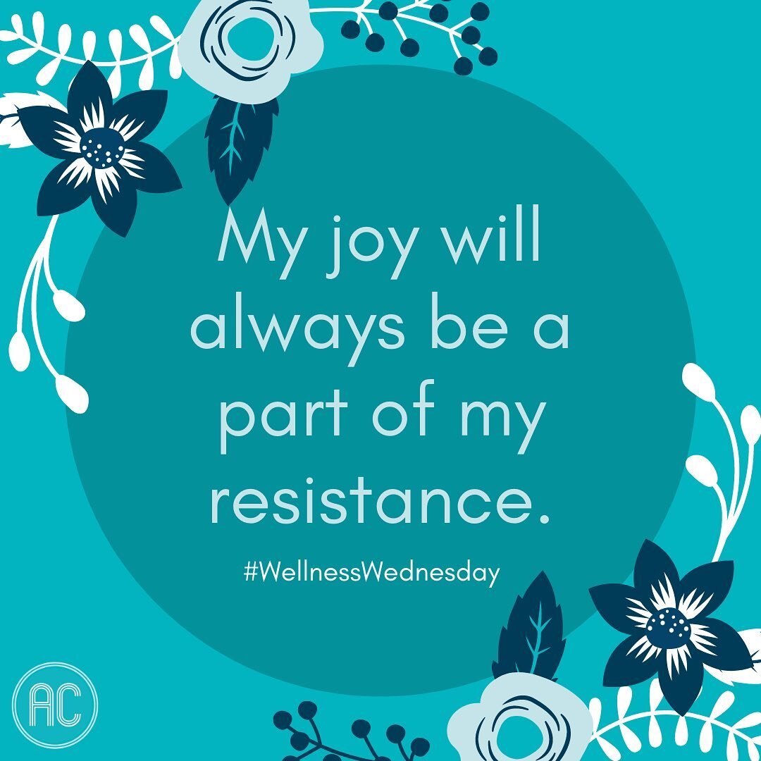 My joy will always be a part of my resistance. Joy soothes, joy is life-giving, joy can be more tangible than we think. What brings you joy? 

#MentalHealth #SaludMental #CollectiveWisdom #Therapy #AnnArbor #Michigan #SocialWork #SocialWorkers #Couns
