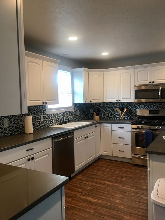 Fully stocked kitchen