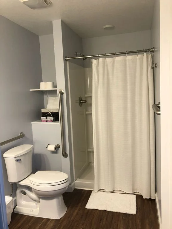 1st floor fully handicap accessible bathroom