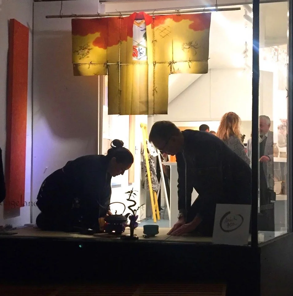 NOH KIMONO: Japanese Tea Ceremony by Jennifer Barone