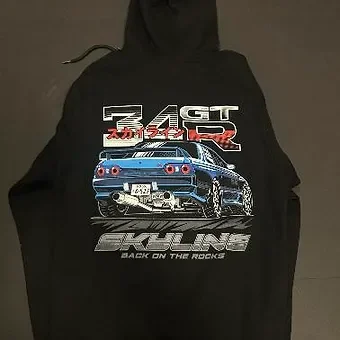 Skyline GTR32 BLUE CITY HOODIE