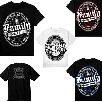 Family Comes First T-Shirts