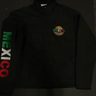 Mexico Soft Shell Water Resistant Storm Jacket Zip Up