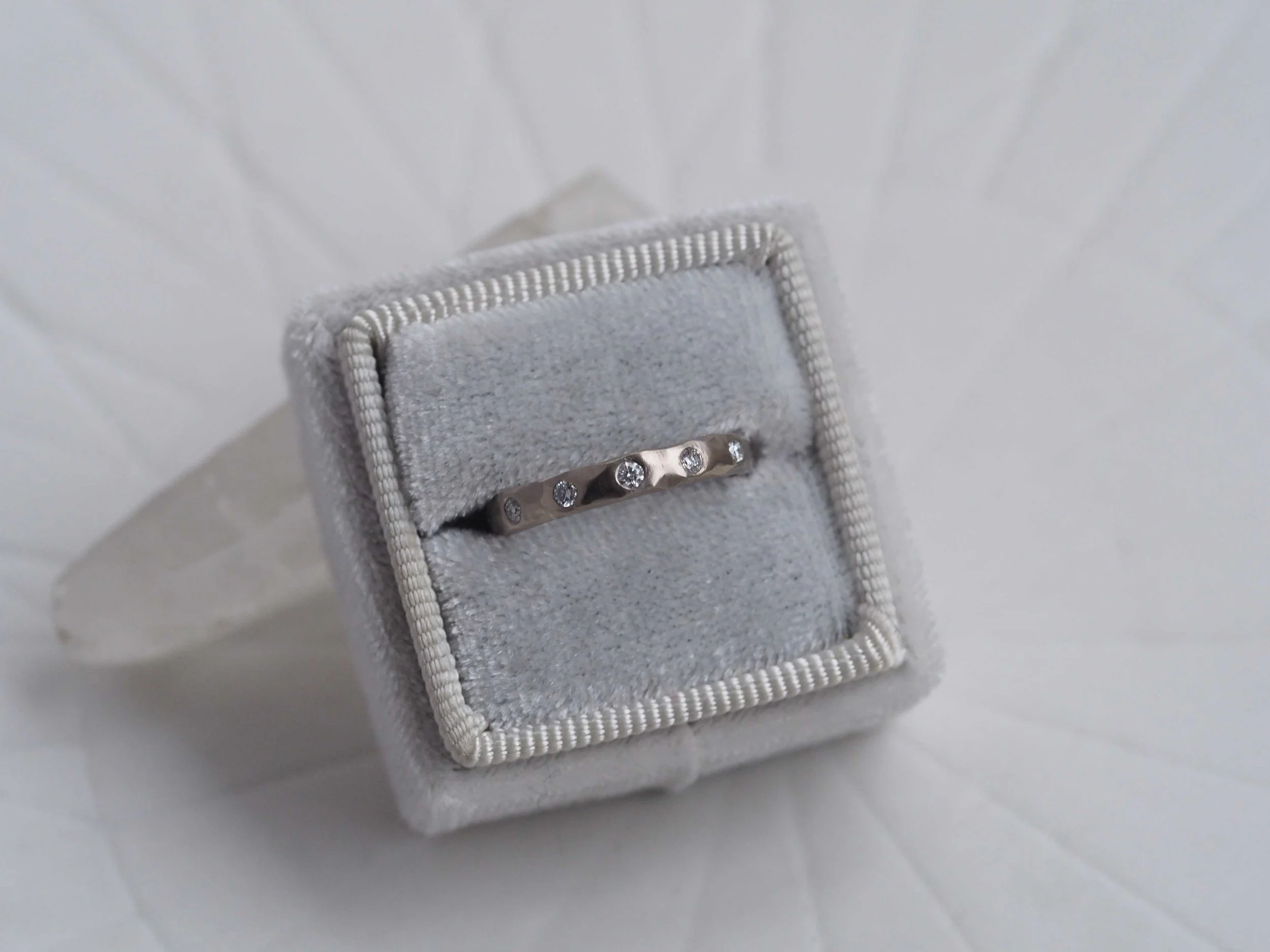 Diamond + 18ct White Gold Eternity Ring