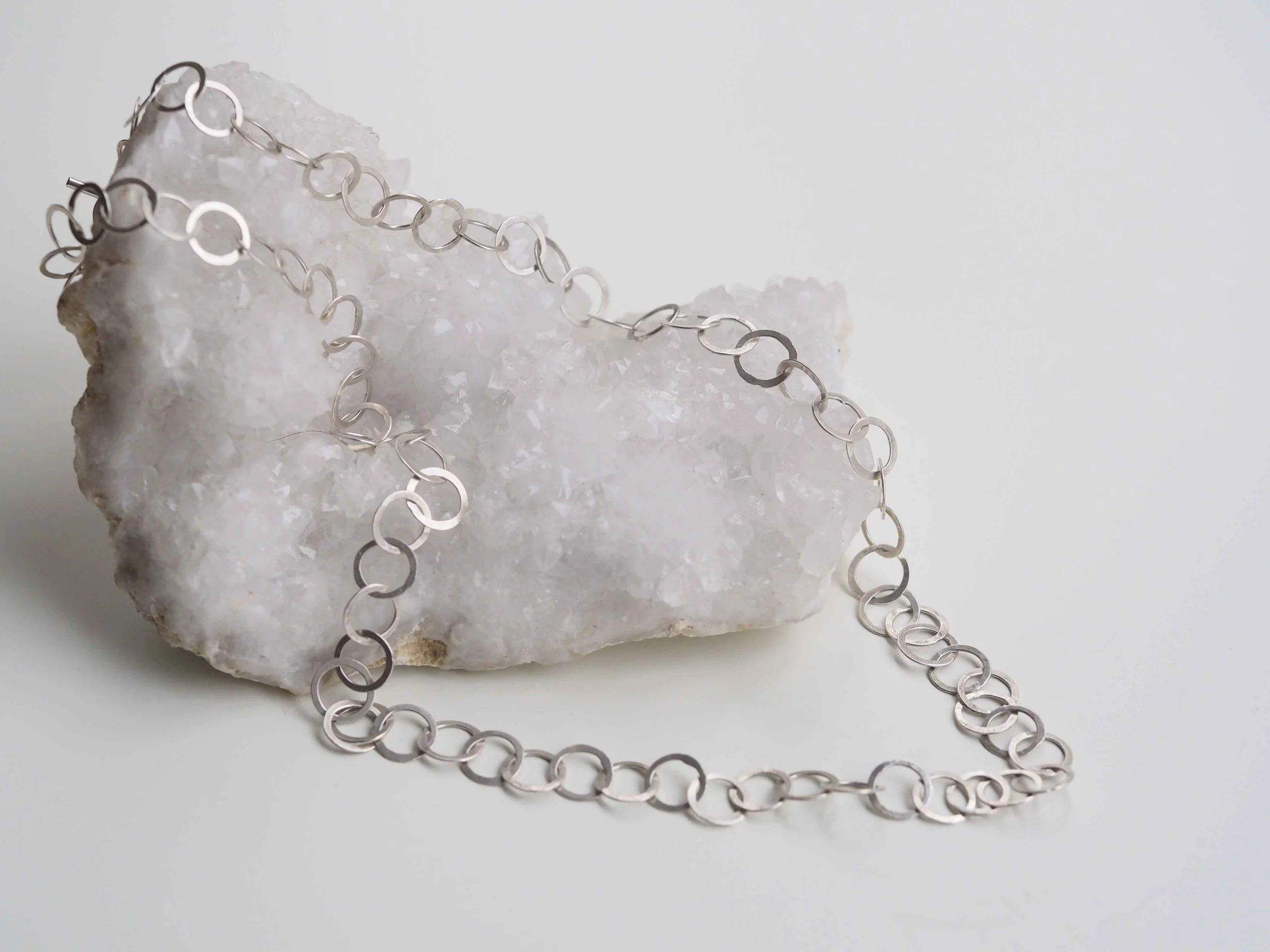 READY TO SHIP // Handmade Sterling Silver Chain Necklace