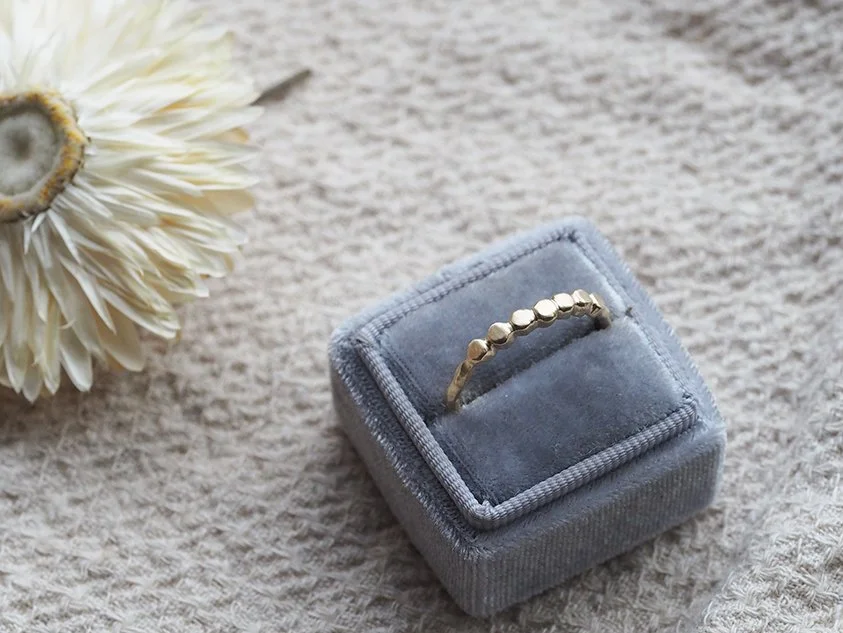 Gold Bead Ring