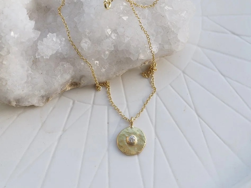 18ct Gold + Diamond Necklace