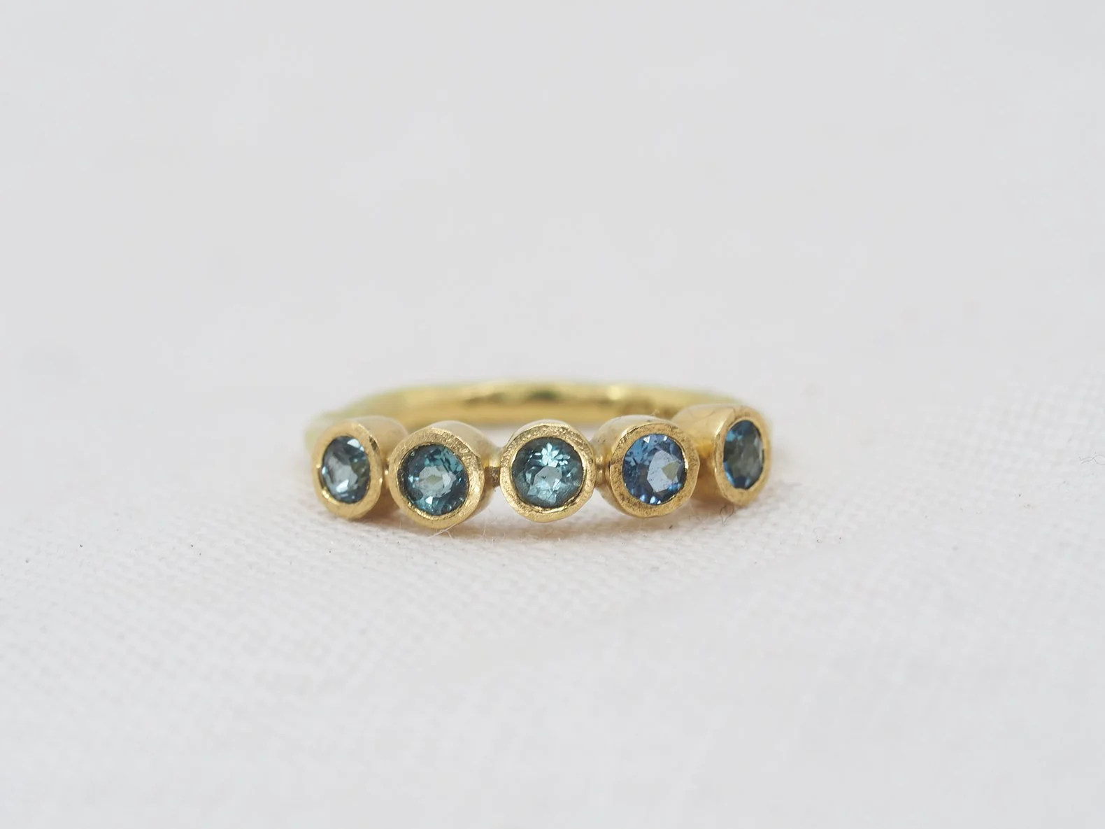 READY TO SHIP // 18ct Gold + Santa Maria Aquamarine Ring